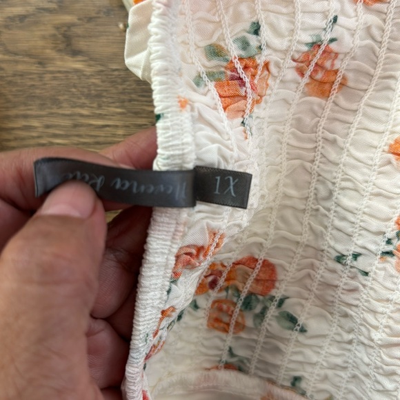 Nevena Rae NWOT Cute Off the Shoulder Orange Design Summer Dress - Picture 13 of 17